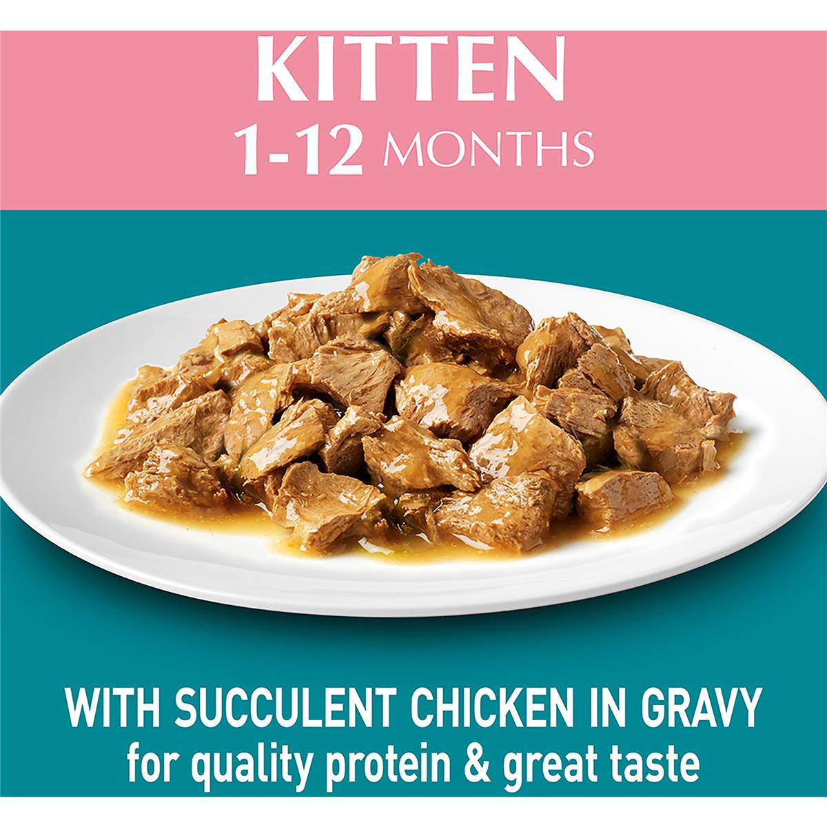 Purina One Kitten Chicken In Gravy Wet Cat Food 70g Woolworths