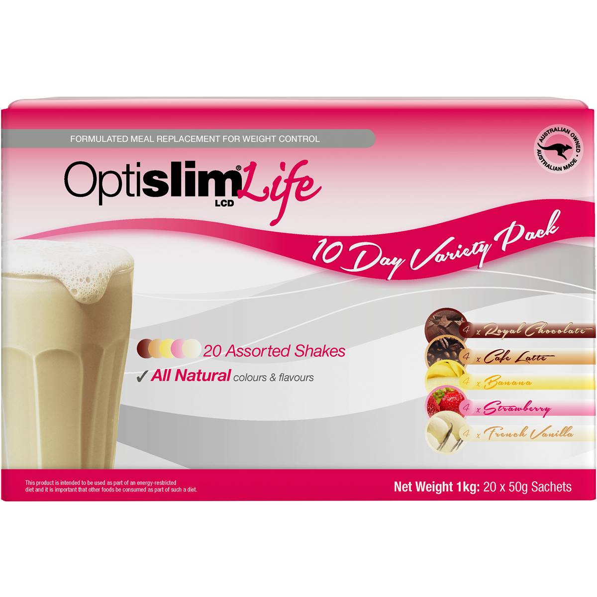 Optislim 10 Day Variety 20 Pack Woolworths