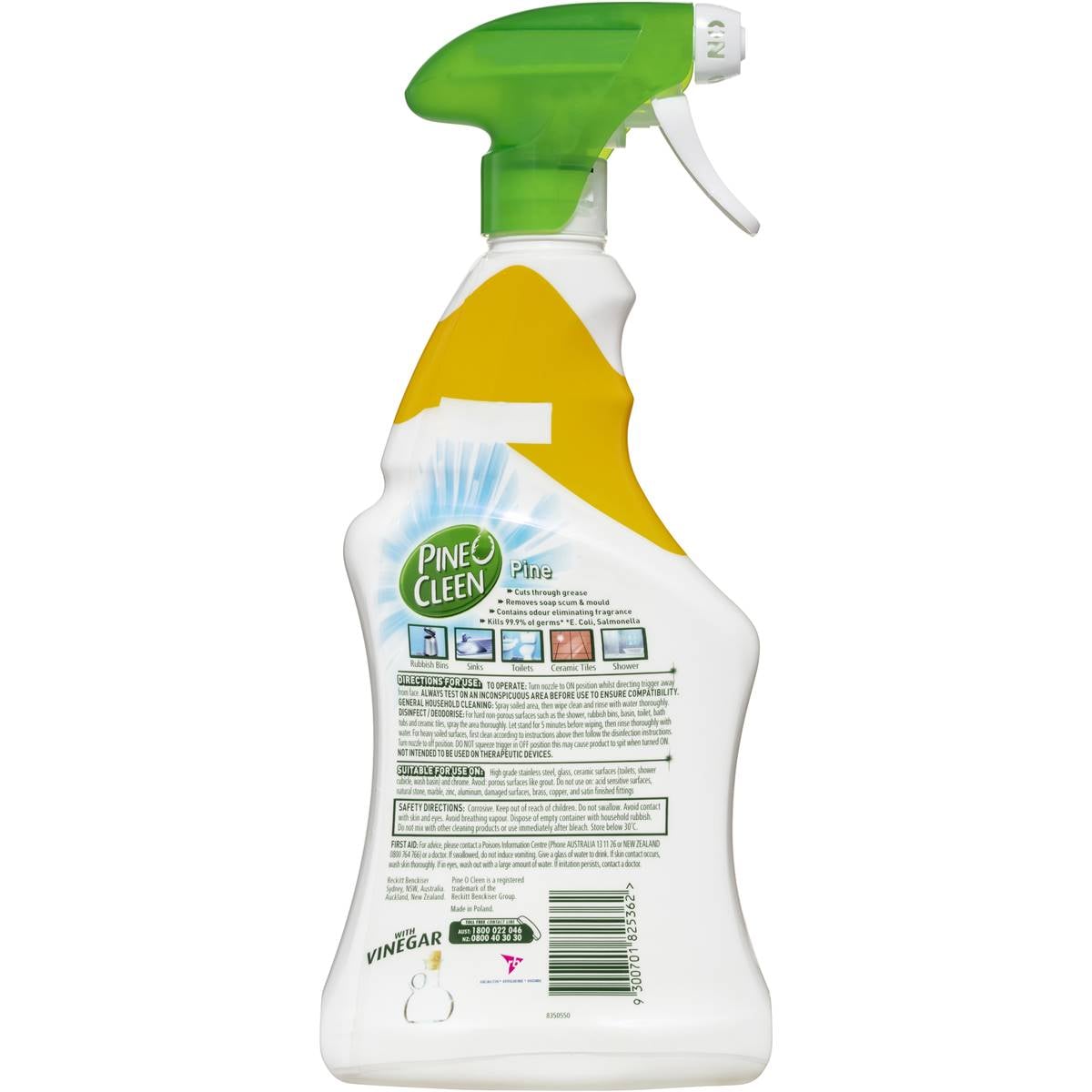 Pine O Cleen 3 In 1 Multi Purpose Cleaner With Vinegar 500ml Woolworths
