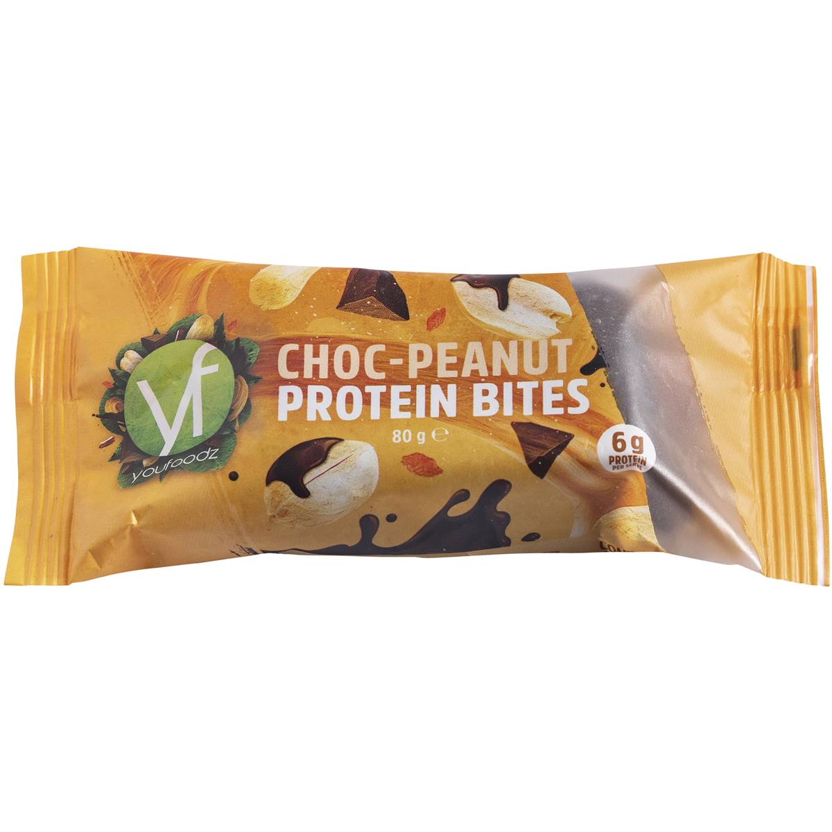Youfoodz Choc Peanut Protein Bites 80g Woolworths