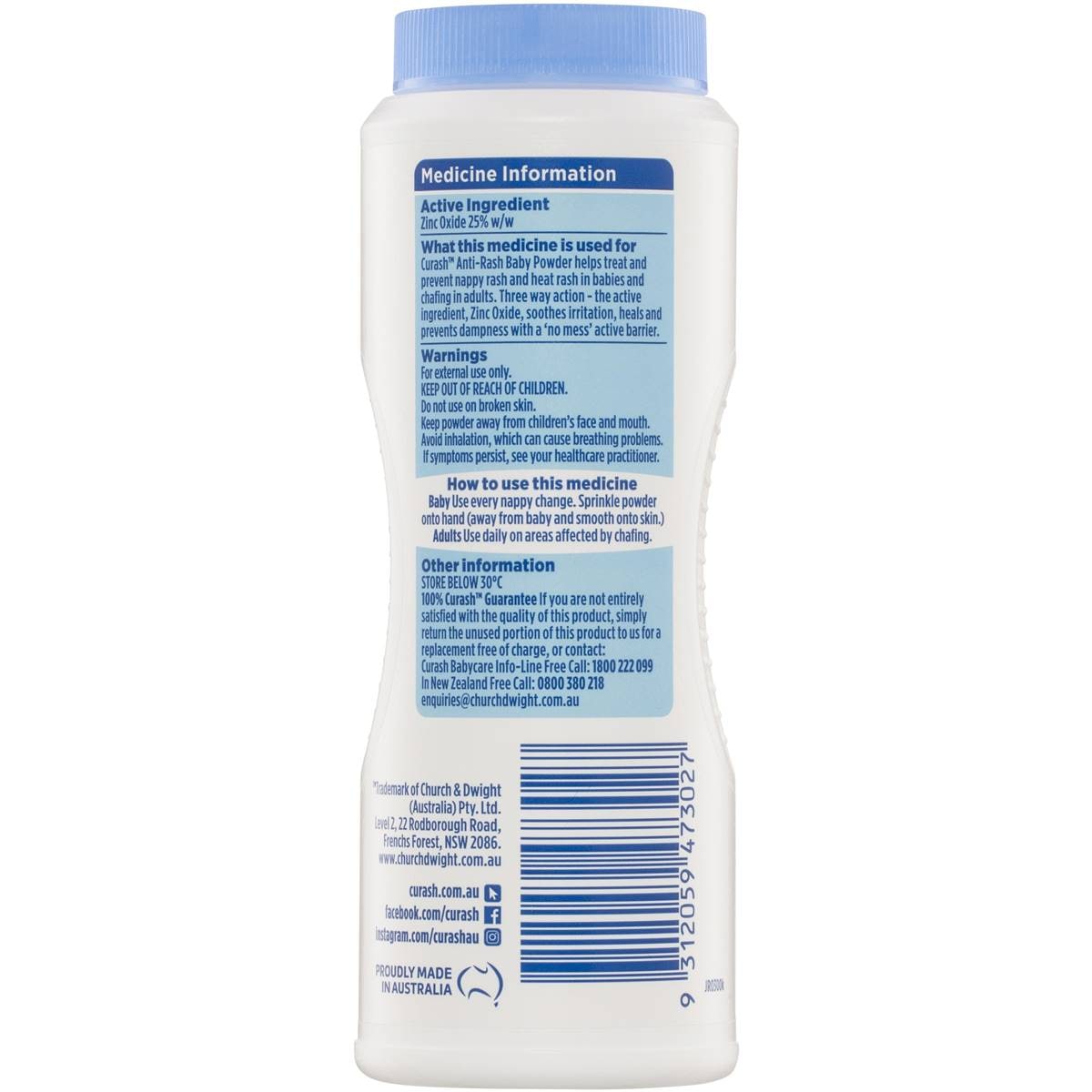 Curash Powder Anti Rash 100g Woolworths
