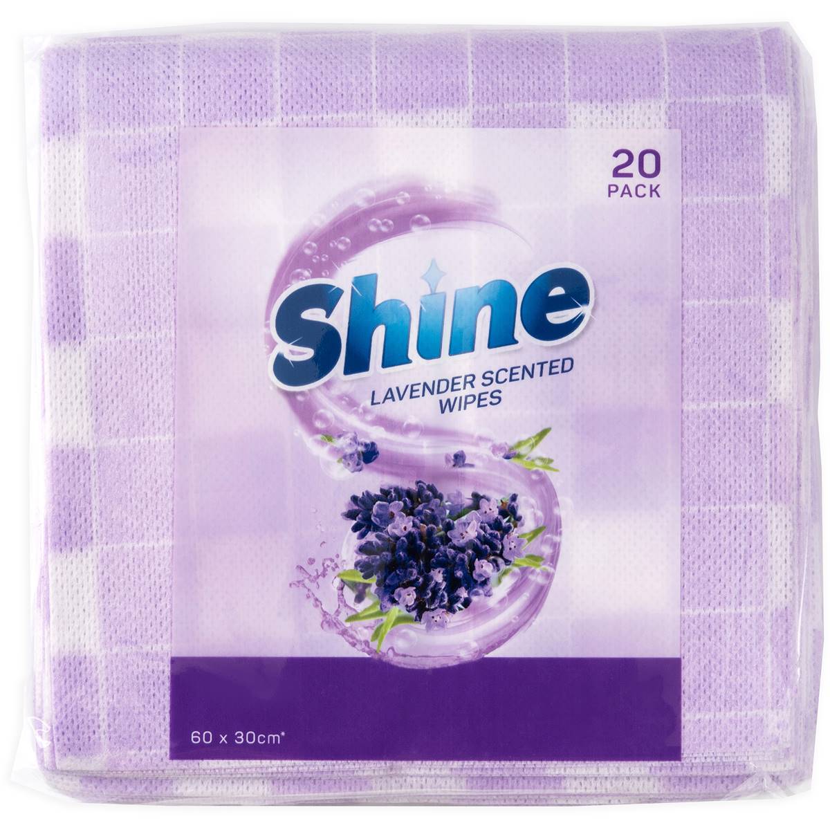 Shine Scented Wipes Lavender 20 Pack Woolworths