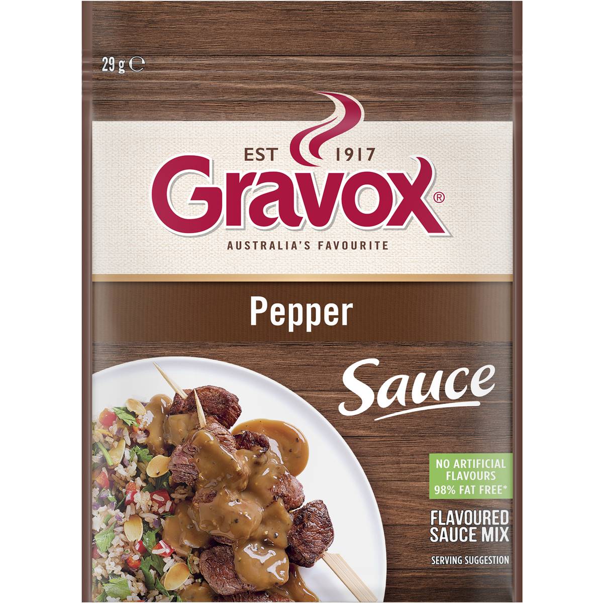 Gravox Pepper Sauce Mix 29g Woolworths