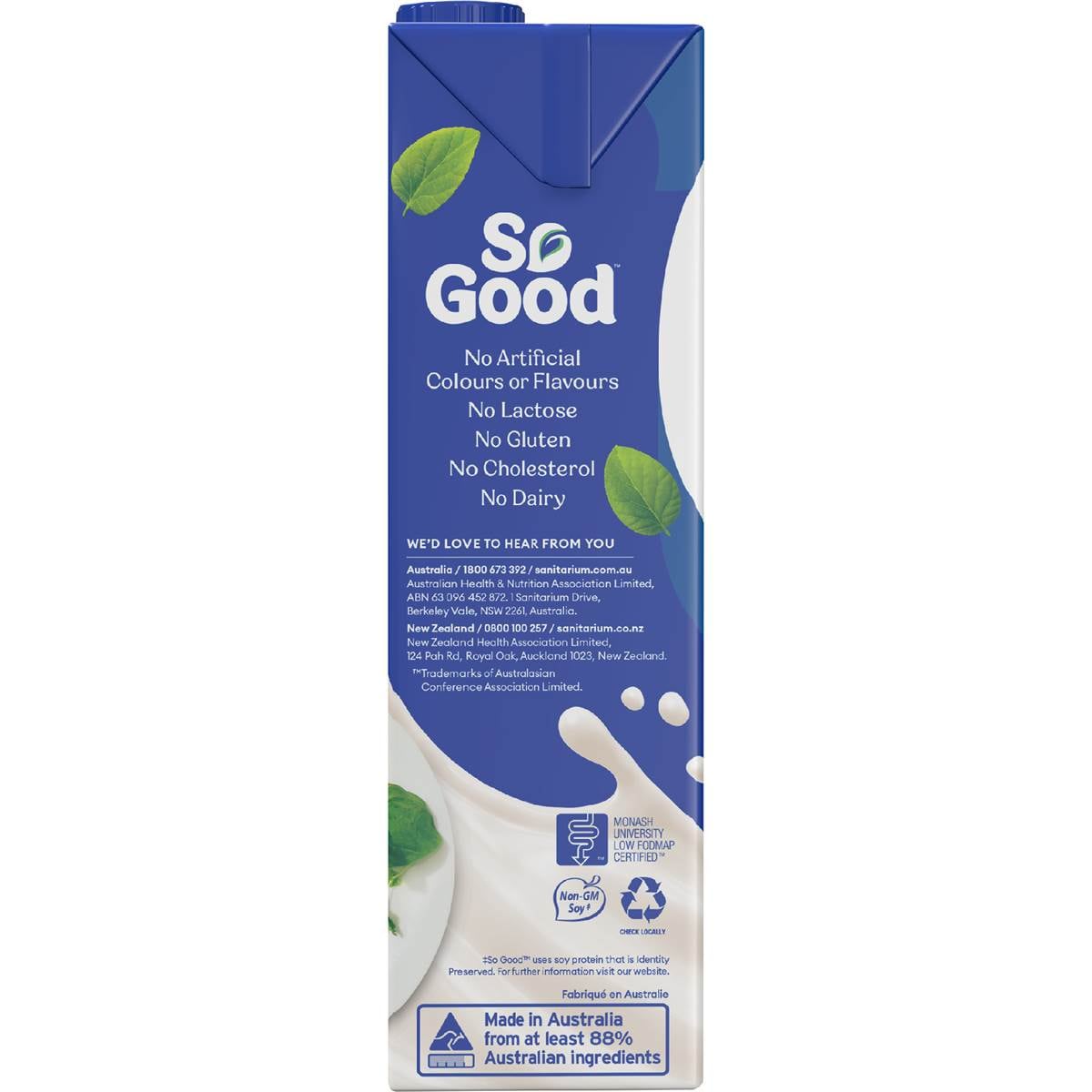 Sanitarium So Good Long Life Regular Soy Milk 1l Woolworths
