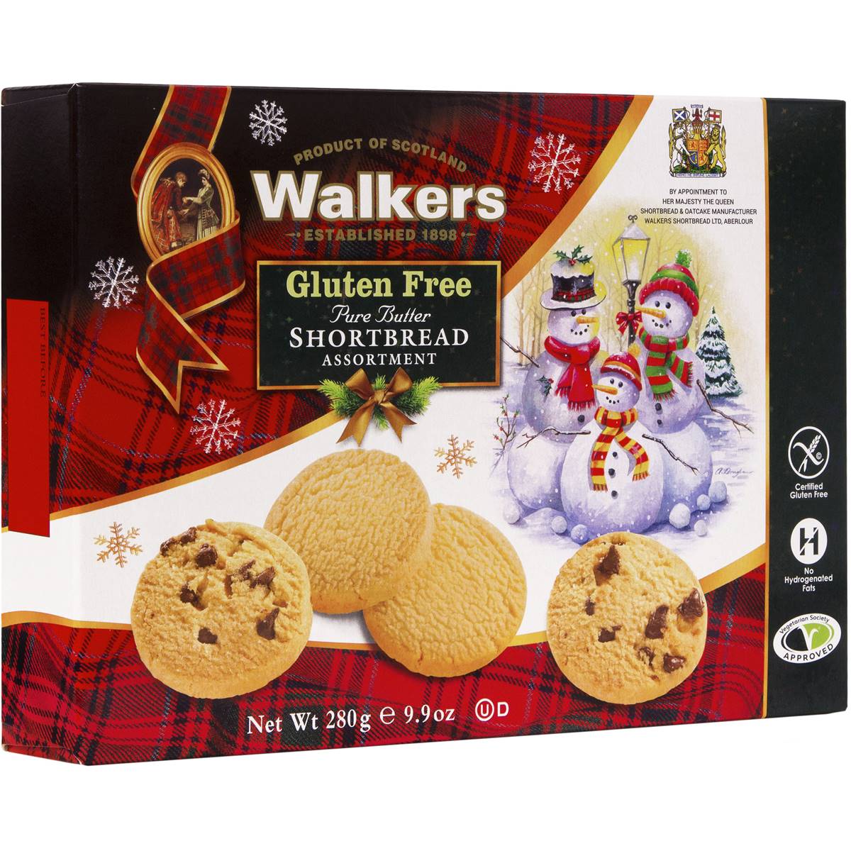 Walkers Gluten Free Shortbread Assortment 280g Woolworths