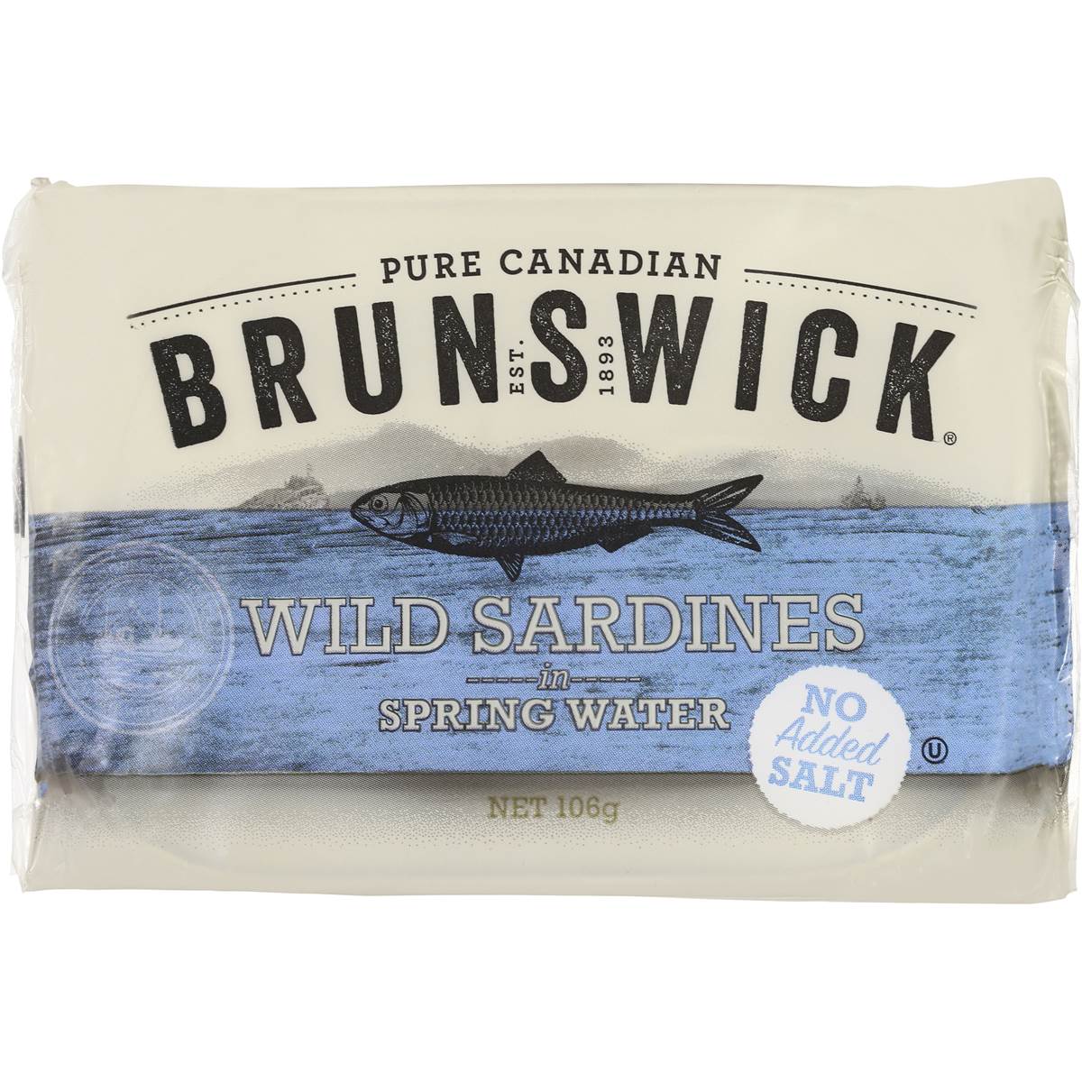 Brunswick Sardines In Springwater No Added Salt 106g Woolworths