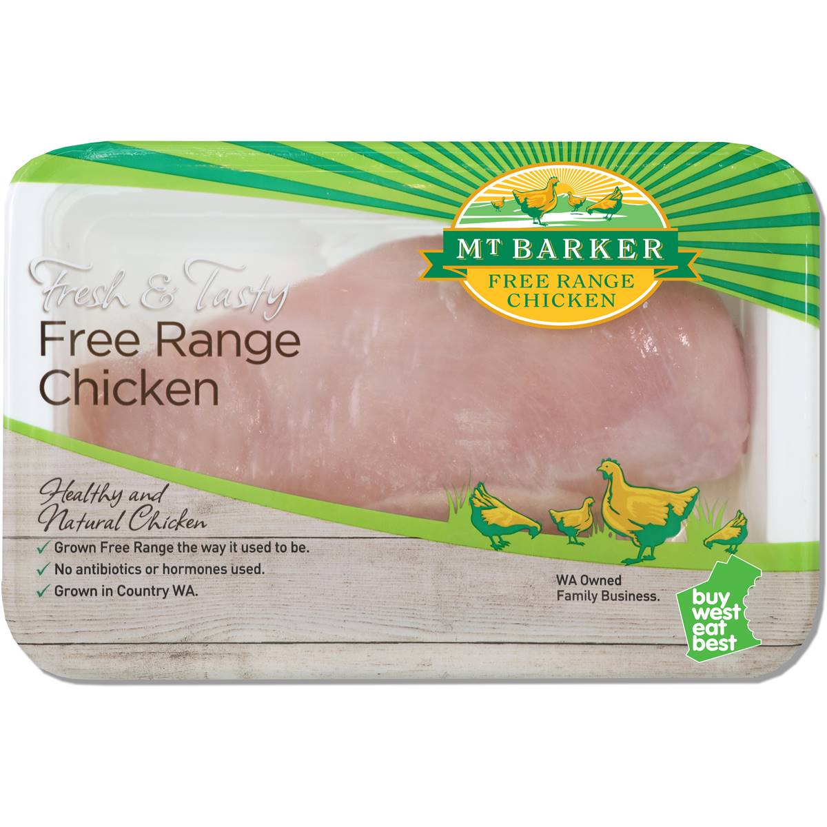 Mt Barker Free Range Chicken Breast Fillet 250g Woolworths