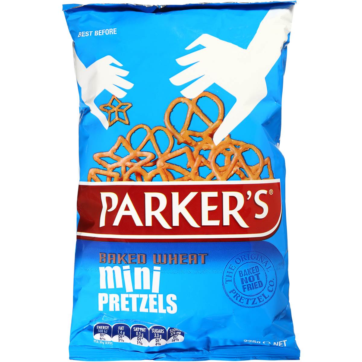 Parker's Pretzels Mini 225g Woolworths