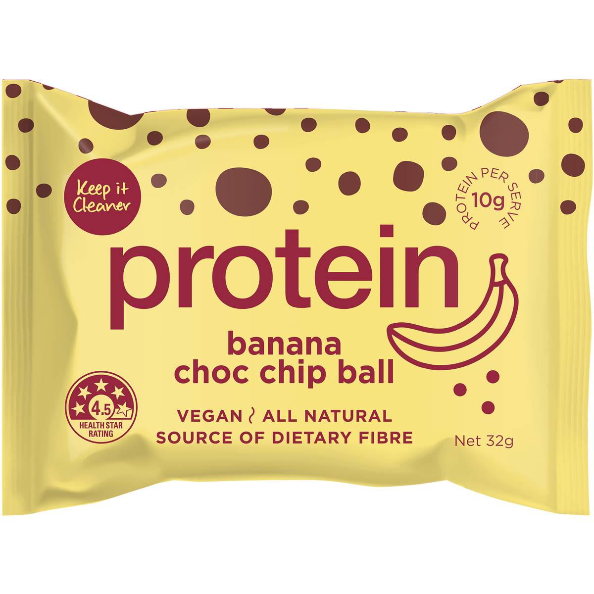 Keep It Cleaner Protein Ball Banana & Choc Chip