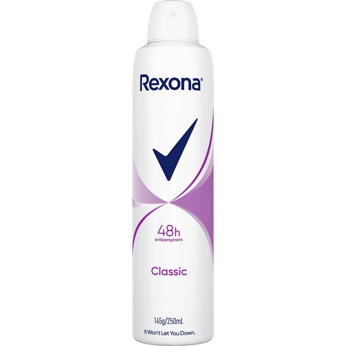 Rexona Women Antiperspirant Aerosol Deodorant Classic 250ml Woolworths