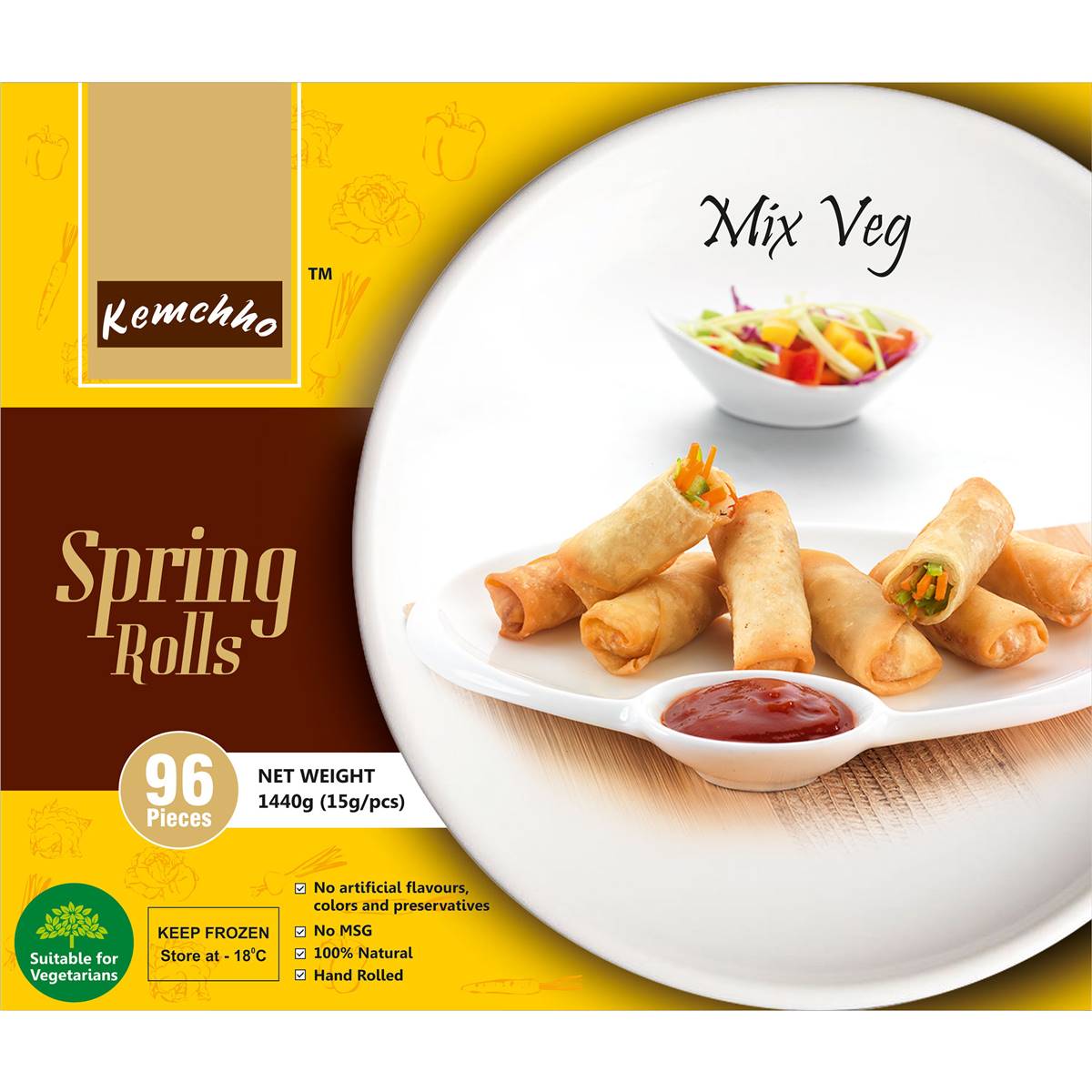Kemchho Mix Veg Spring Roll