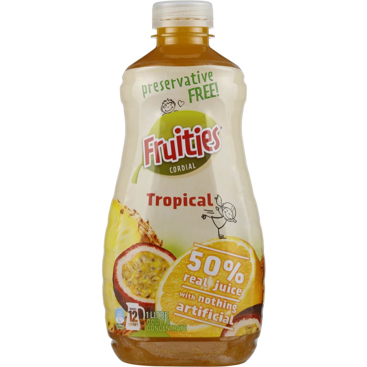 Fruities Tropical Cordial 1l Woolworths