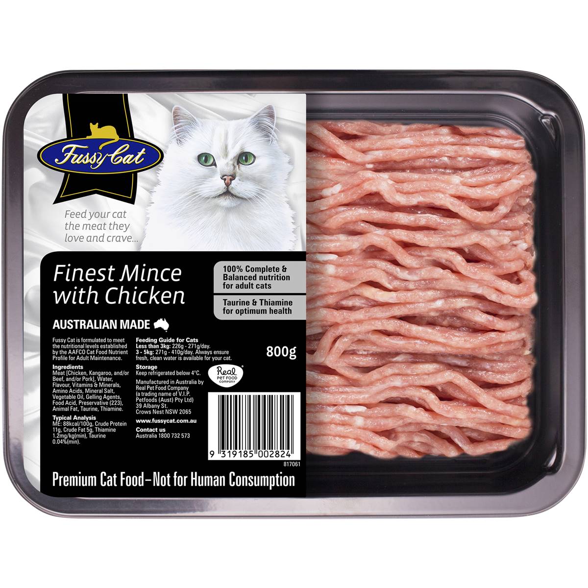 minced meat for cats