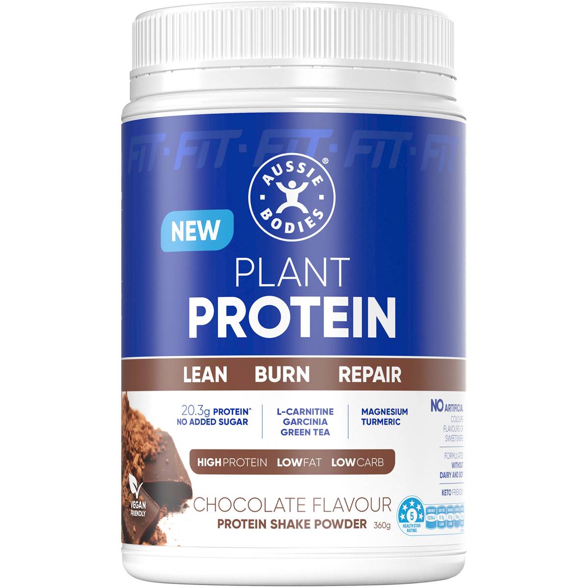 Aussie Bodies Fit Plant Protein Chocolate