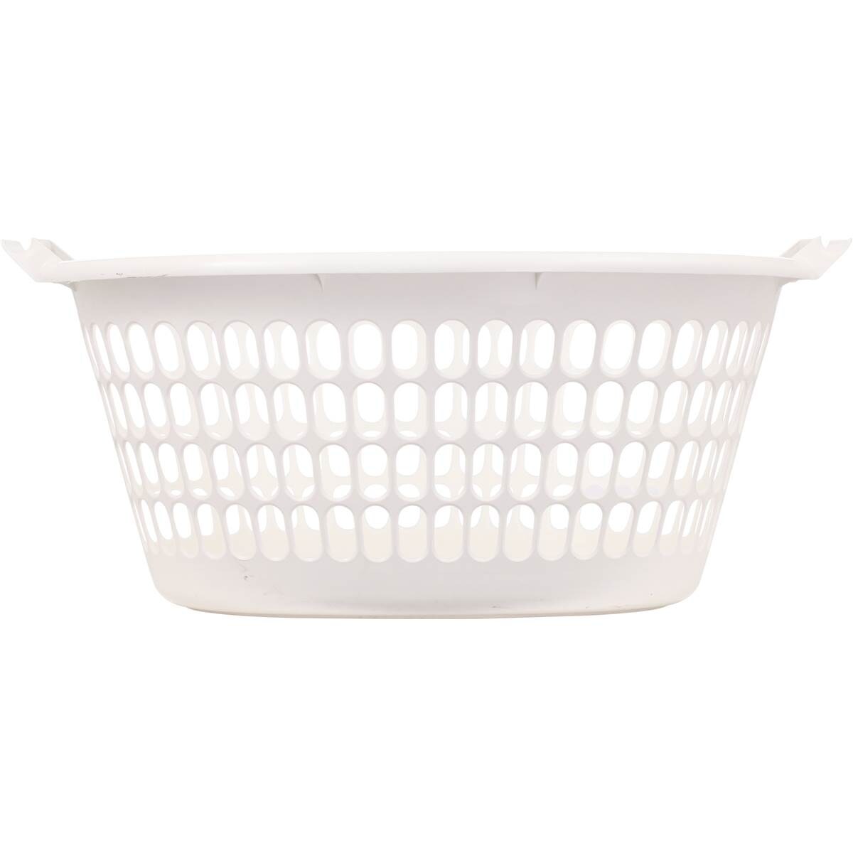 Essentials Laundry Basket Oval Each Woolworths