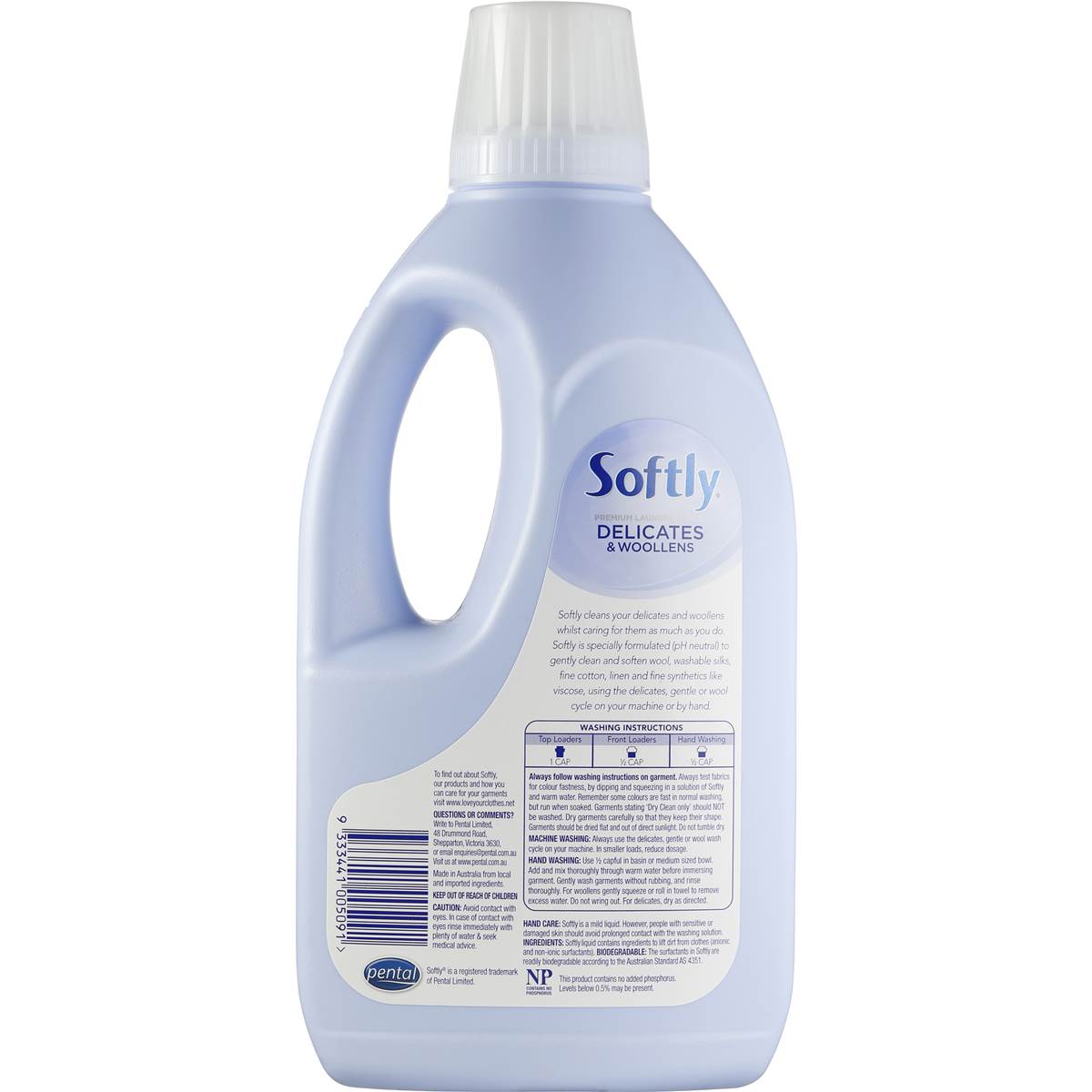 Softly Wool Wash Liquid Regular 1.25l Woolworths