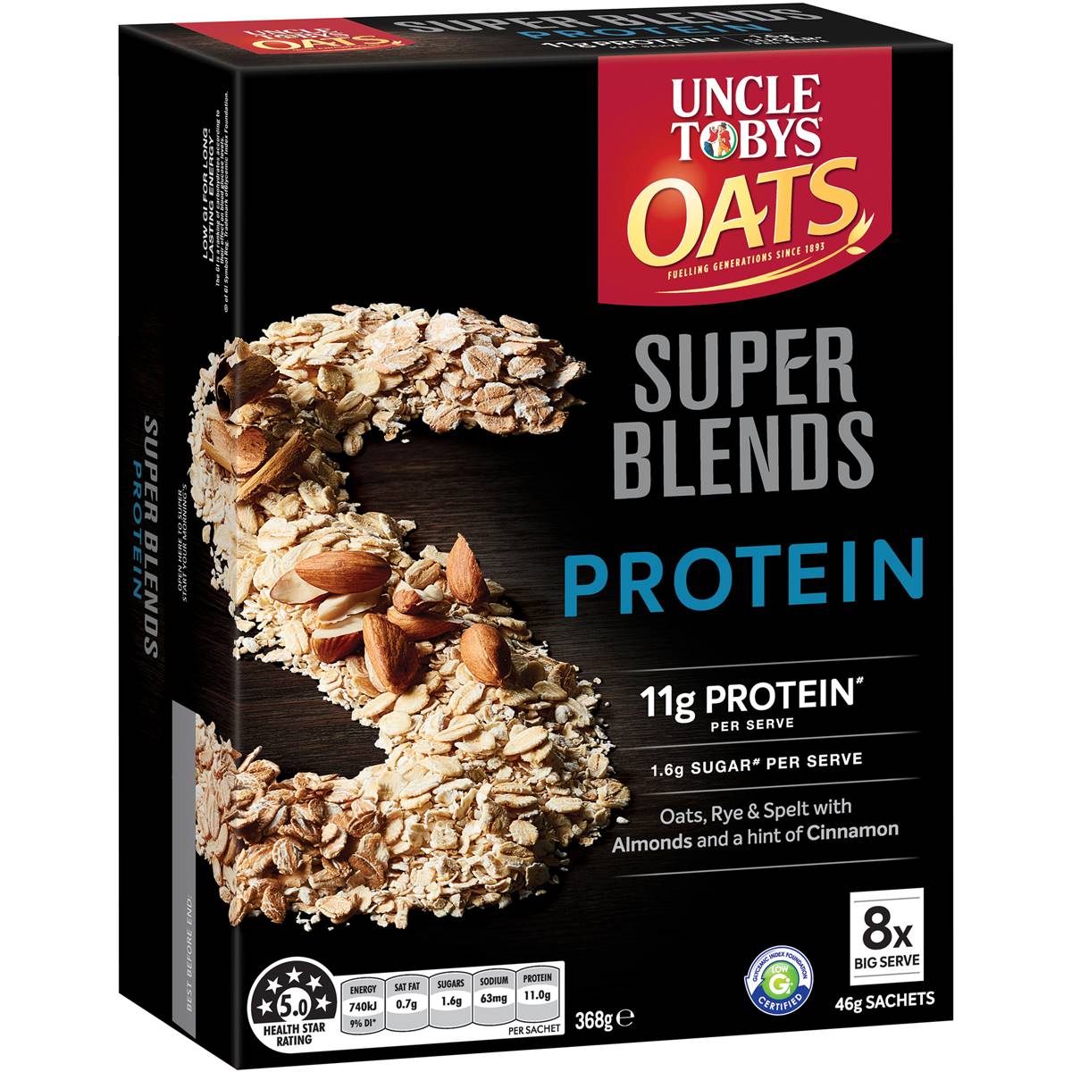 Uncle Tobys Plus Protein Nutritional Info