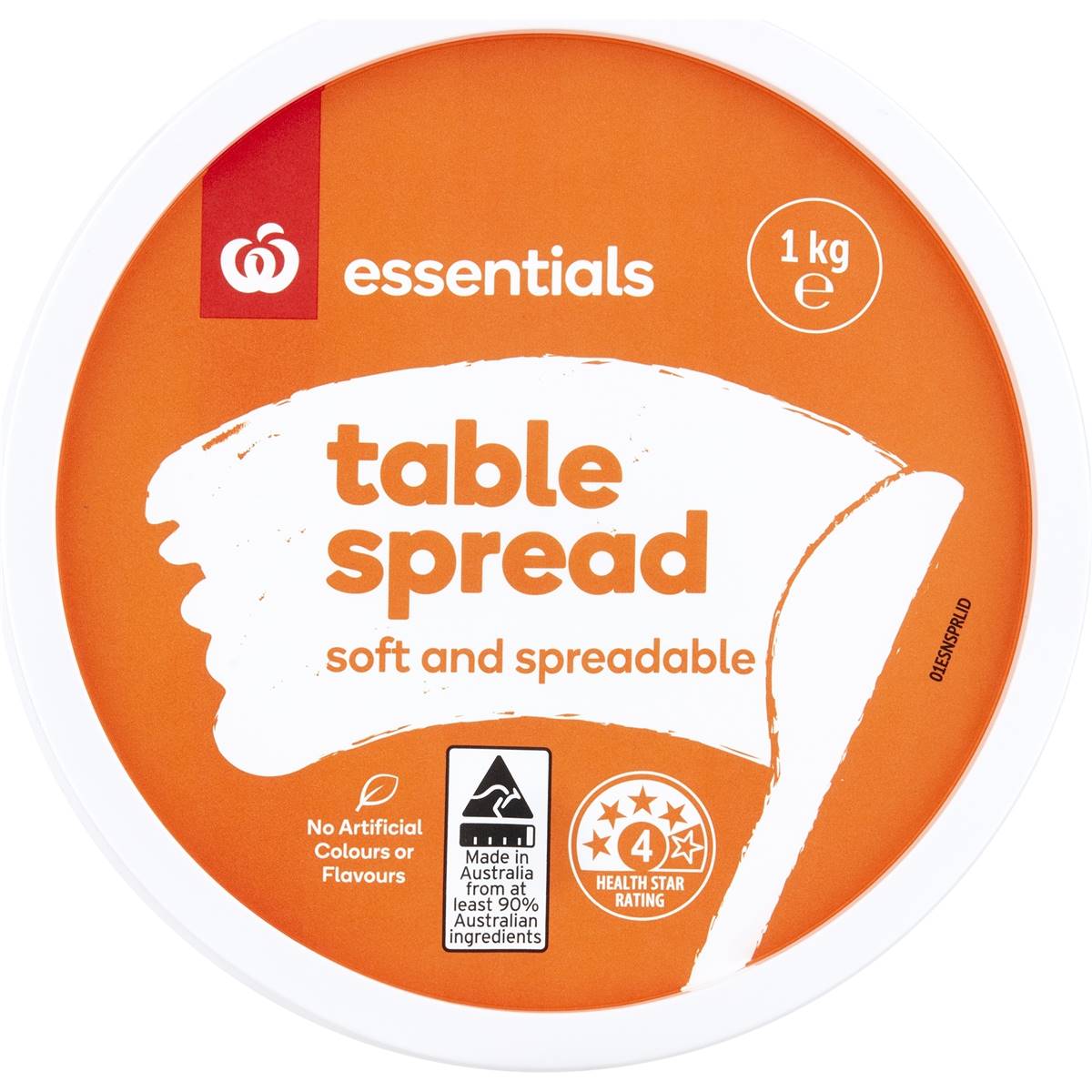 Essentials Table Spread Soft And Spreadable 1kg Woolworths