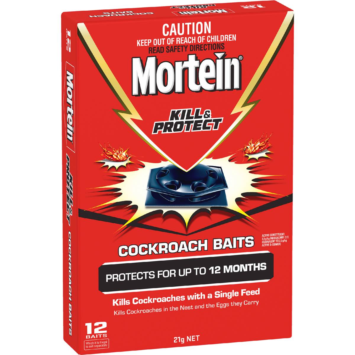 Mortein Kill & Protect Cockroach Baits 12 Pack Woolworths