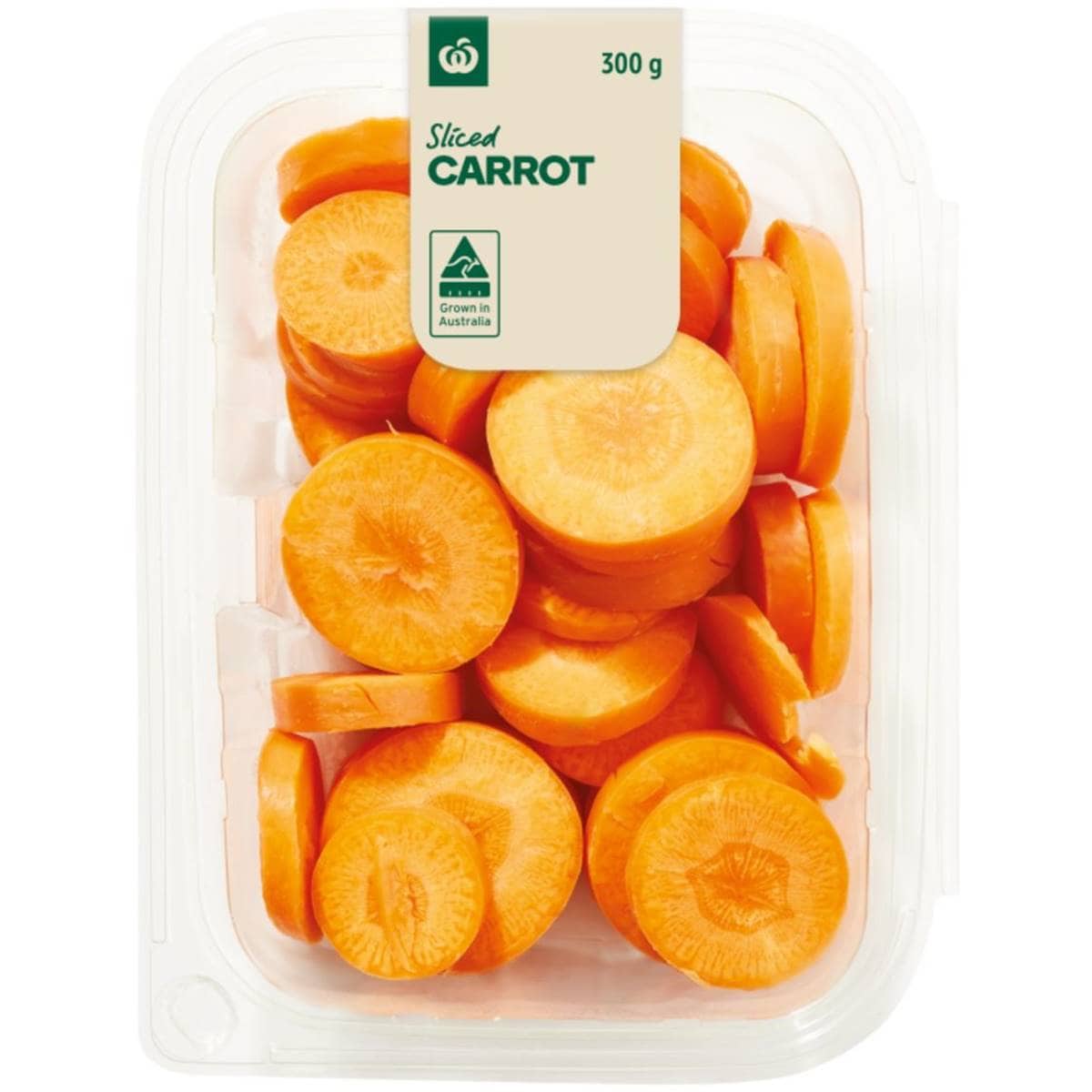Woolworths Sliced Carrot 300g Woolworths
