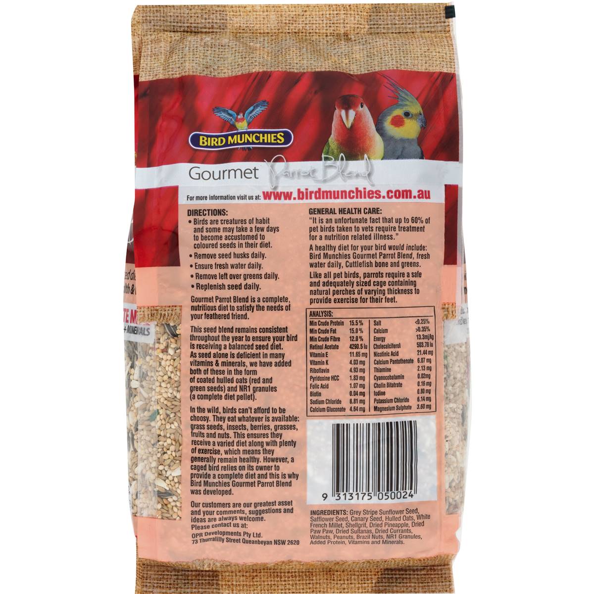 bird munchies bird food gourmet blend parrot 1kg woolworths bird munchies bird food gourmet blend parrot 1kg woolworths