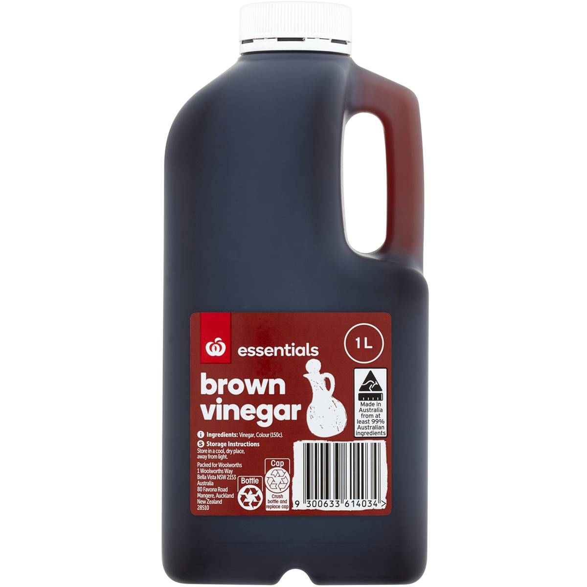 Essentials Brown Vinegar 1l Woolworths