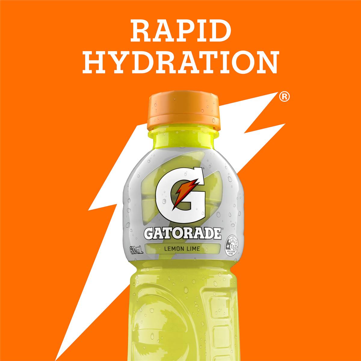 Gatorade Sports Drinks Lemon Lime Electrolyte Hydration Bottle 600ml ...