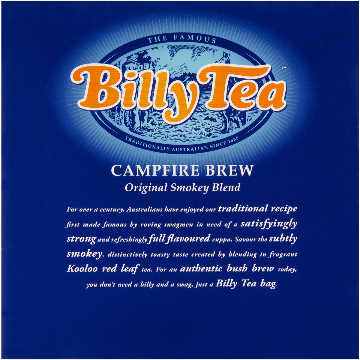 Billy Tea Campfire Brew Tea Bags 100pk 185g Woolworths