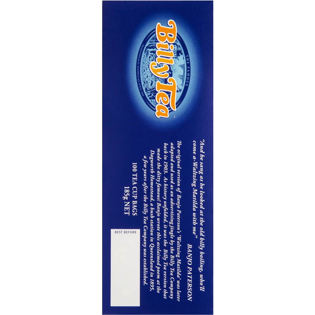 Billy Tea Campfire Brew Tea Bags 100pk 185g Woolworths