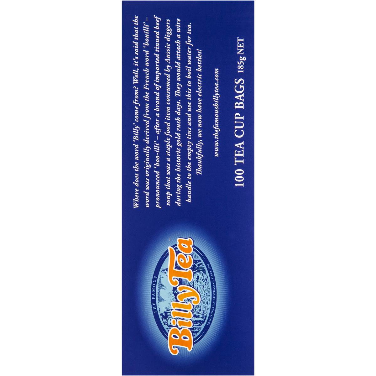 Billy Tea Campfire Brew Tea Bags 100pk 185g Woolworths