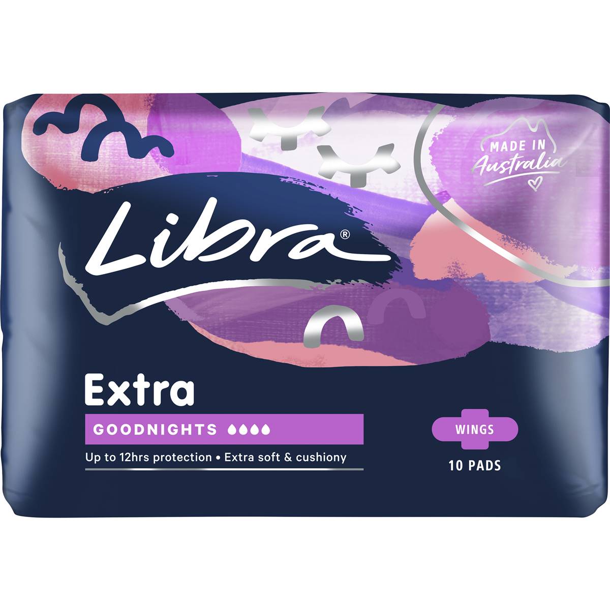 Libra Goodnights Pads 10 Pack Woolworths