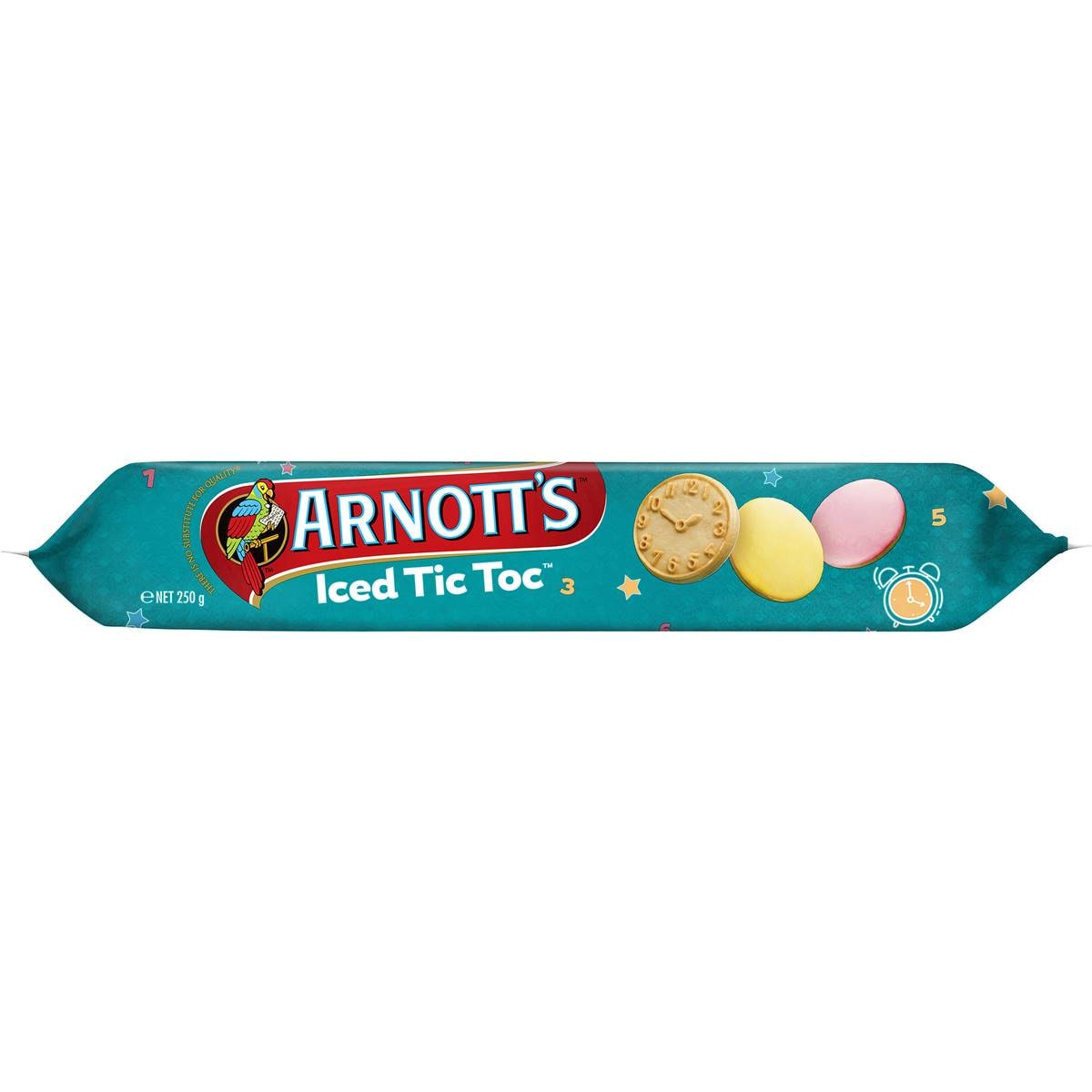 Arnott's Iced Tic Toc Biscuits 250g Woolworths