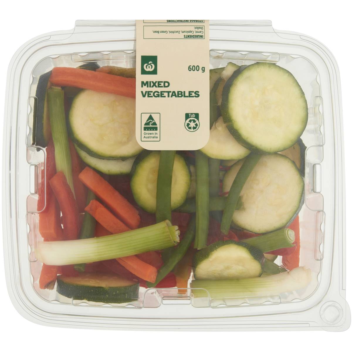 Woolworths Mixed Vegetables 600g Woolworths