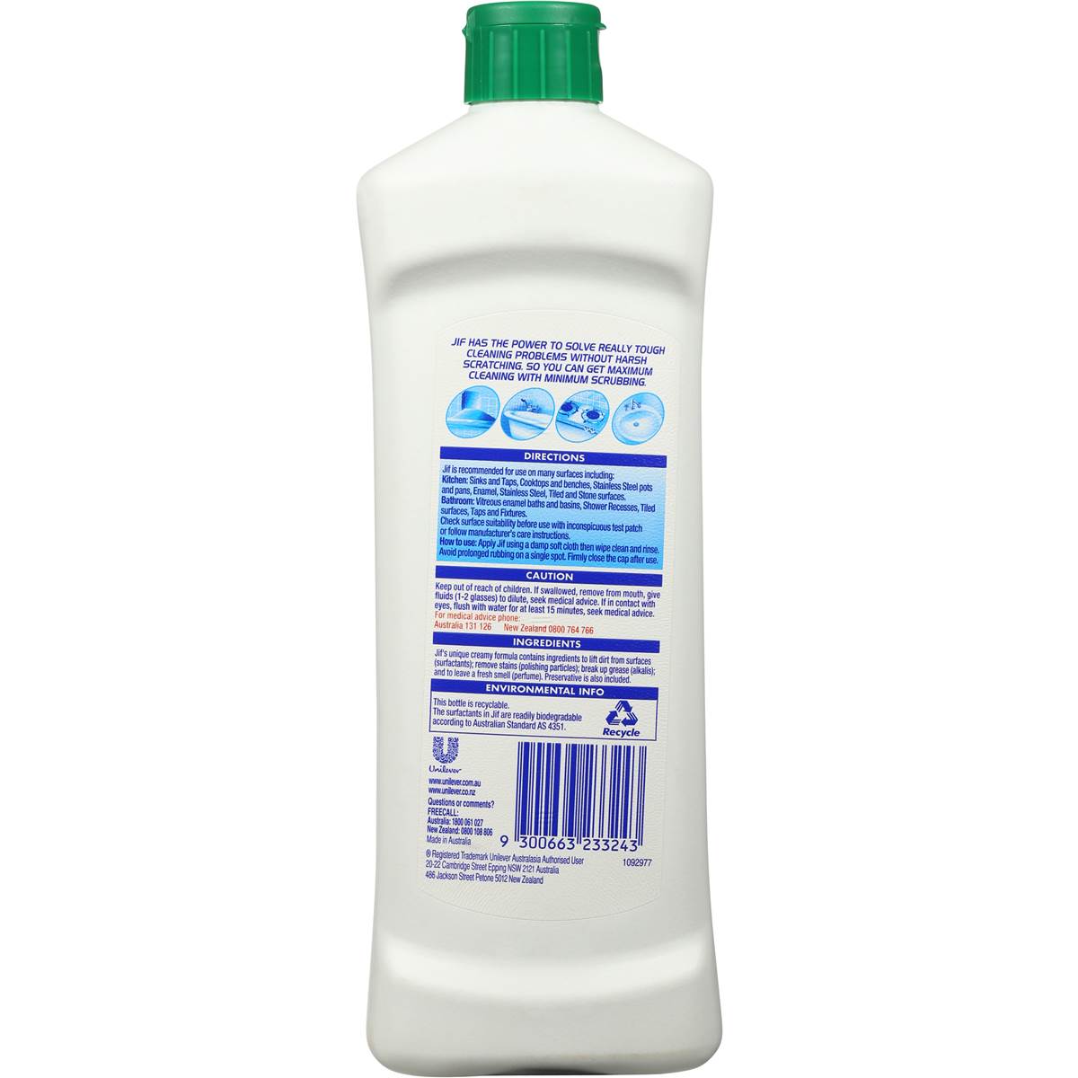 Jif Cream Cleaner Regular 375ml | Woolworths