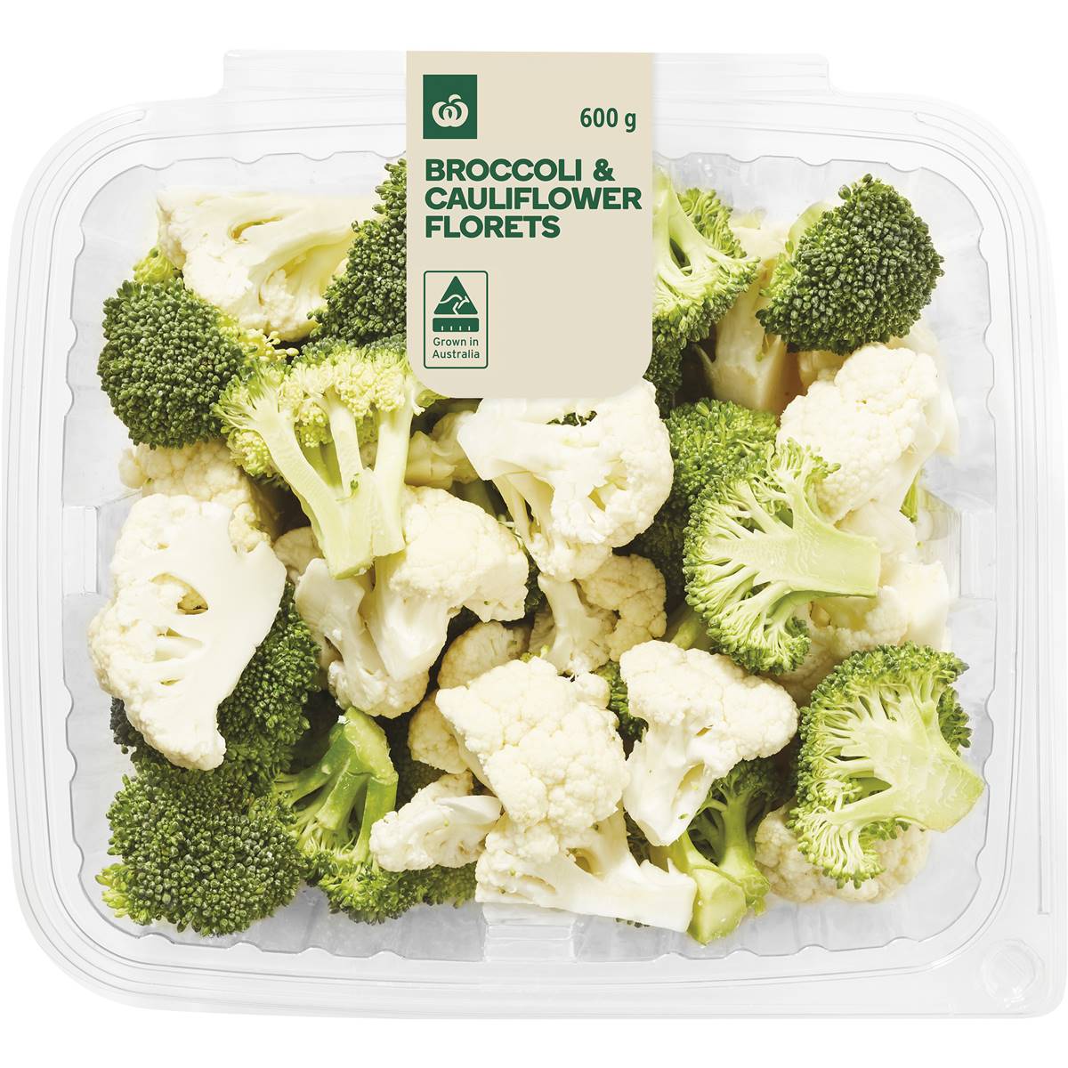 Woolworths Broccoli & Cauliflower Florets 600g Woolworths