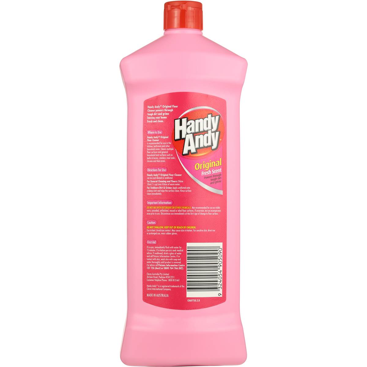 Handy Andy Original Fresh Scent 750ml Woolworths