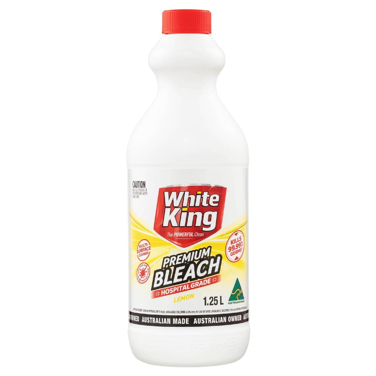 White King Bleach Lemon 1.25l Woolworths