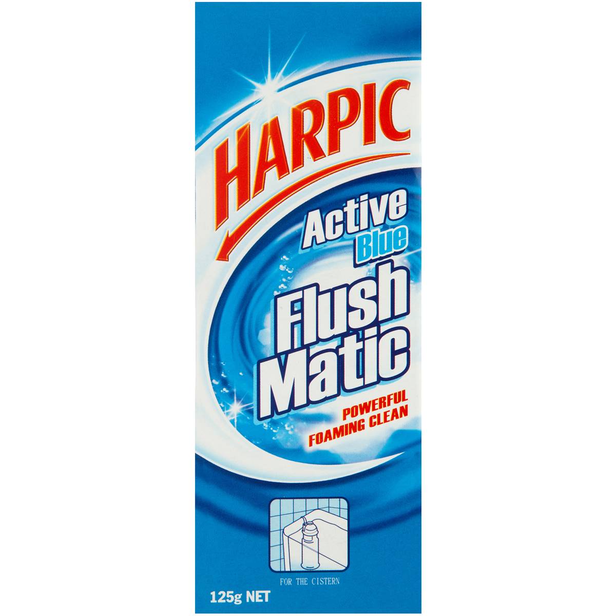 Harpic Flushmatic Blue Toilet Cleaner Block In Cistern 125g Woolworths