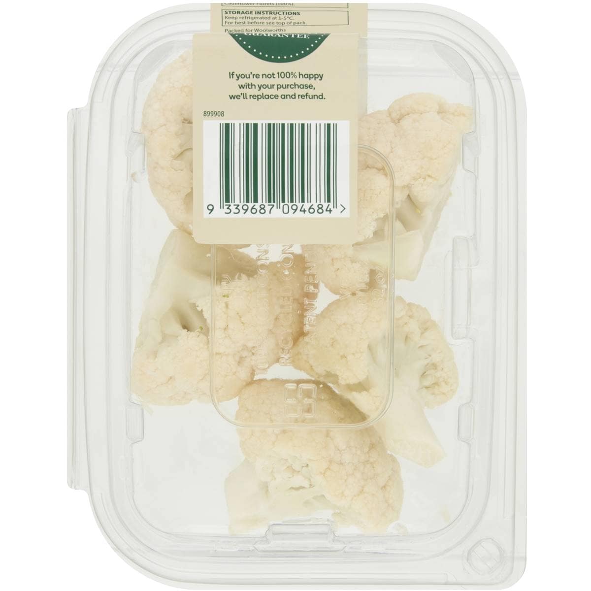 Woolworths Cauliflower Florets 220g Woolworths