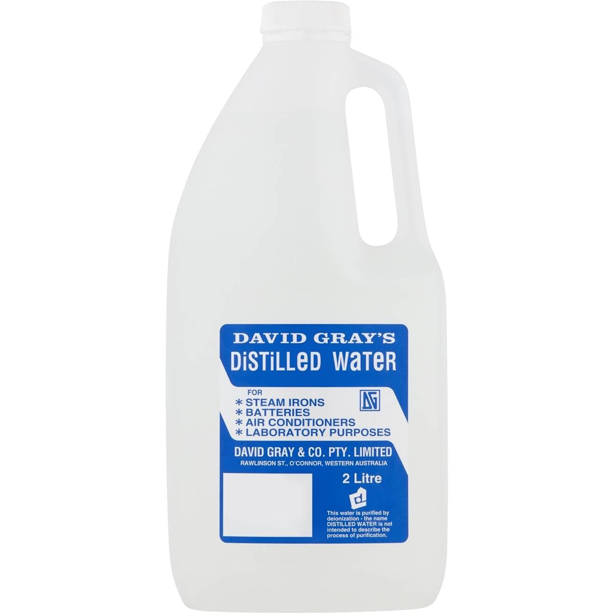 David Gray's Water Distilled 2l Woolworths