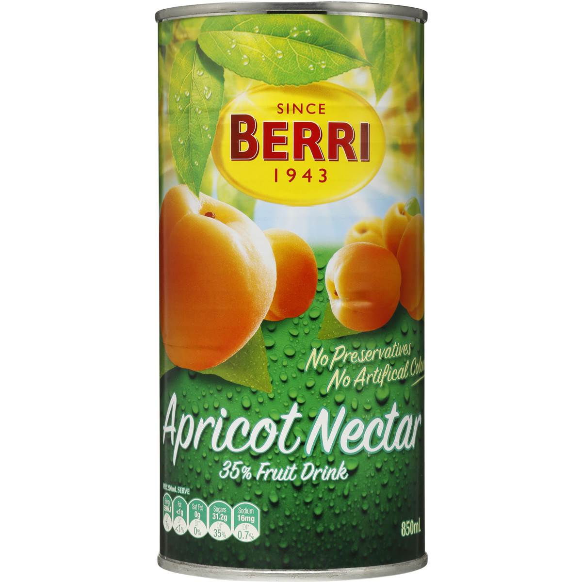 Berri Apricot Nectar 850ml Woolworths