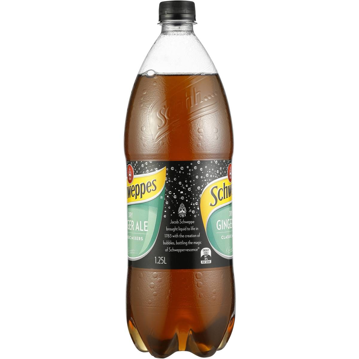 Schweppes Dry Ginger Ale 1.25l Woolworths