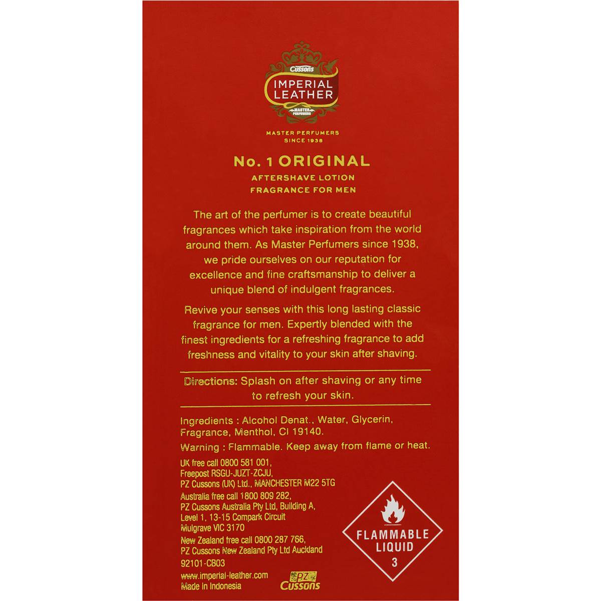 Imperial Leather Aftershave Original 100ml Woolworths