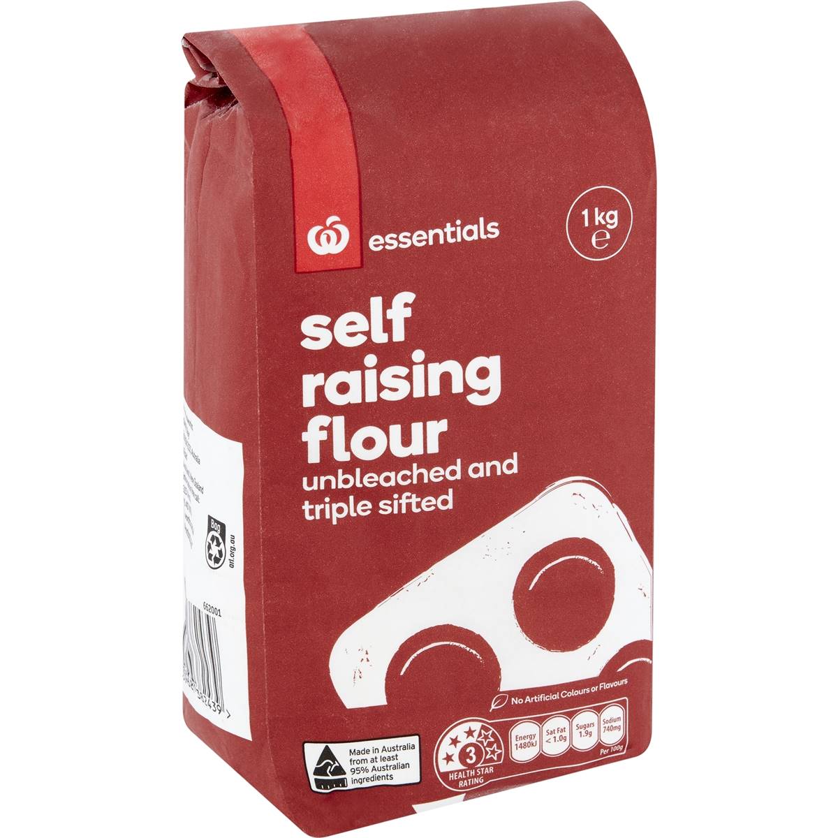 Calories In Essentials Self Raising Flour Calorie Counter Australia