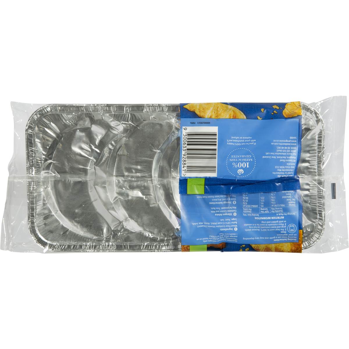 Woolworths All Butter Croissants 4pk Woolworths