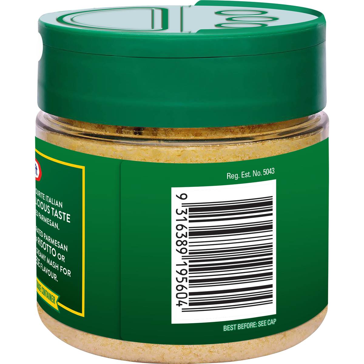 Kraft Grated Parmesan Cheese Cheese 125g Woolworths