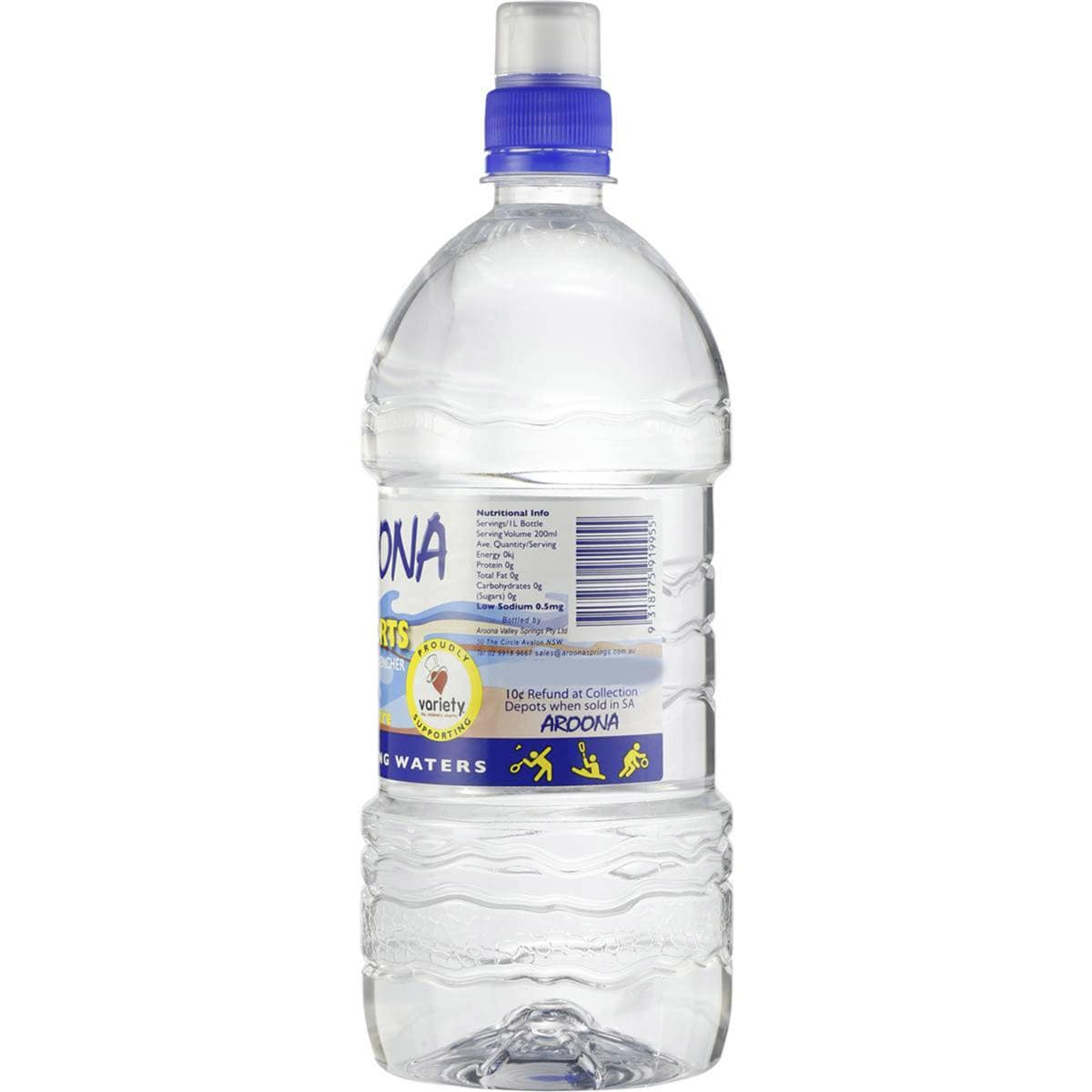 Aroona Spring Still Water Sports Cap Action Bottle 1l Woolworths