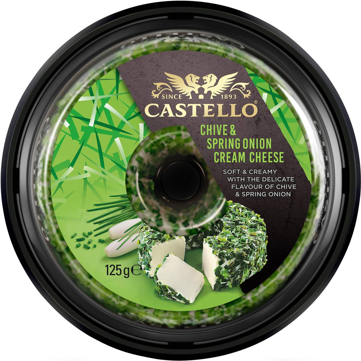 Castello Cream Cheese Chive & Spring Onion 125g Woolworths