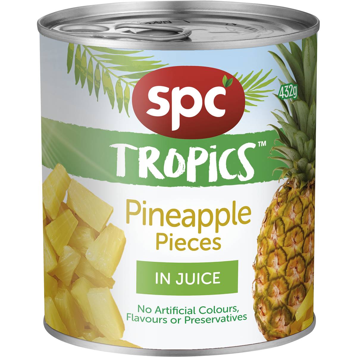 Spc Tropics Pineapple Pieces In Juice 432g Woolworths