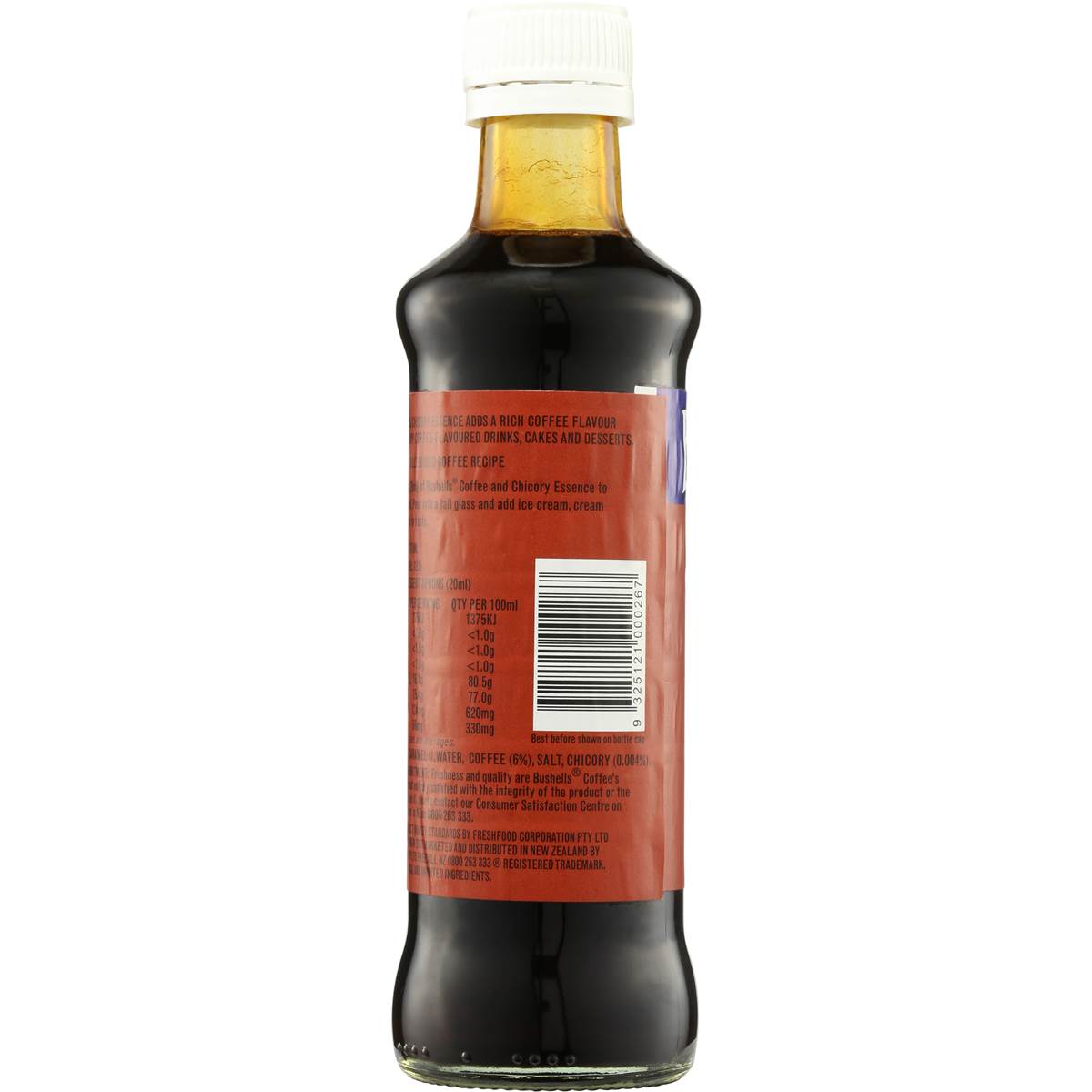 Bushells Coffee Essence Sweet Chicory 250ml | Woolworths